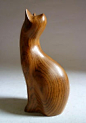 Perry Lancaster- cat carving