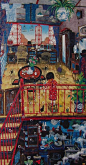 现代重彩画家李守白作品 ——《上海石库门》系列
李守白，现代重彩画家、海派剪纸艺术大师，1962年出生于上海艺术世家。自小随父习画，毕业于上海工艺美术学院，师从著名画家林曦明教授。现为上海市文联委员、上海市黄浦区政协委员、上海市美术家协会会员、中国剪纸艺术委员会副主席、上海民间文艺家协会副主席。