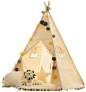 儿童小帐篷北欧室内宝宝玩具屋印第安家用公主房子女孩