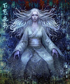 雪女又名雪姬(ゆきおんな)在日本民间广为流传的古话"雪女出,早归家".