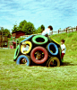 Build a truck tire playdome.
