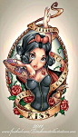 Tatoo style Snow White by Tim Shumate