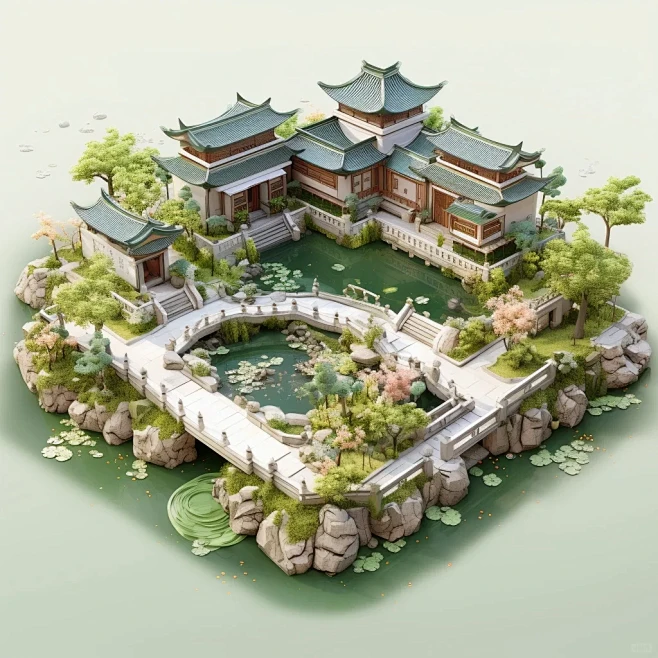古风庭院|后花园-花瓣网
