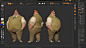 La Bouff, Joao Sousa : La Bouff from the Disney film "The Princess and the Frog". Designed by Randy Haycock. <br/>Created in ZBrush for Dylan Ekren's workshop.