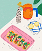 #云朵分享#早~分享一组美食，works by tesssmithroberts ​​​​