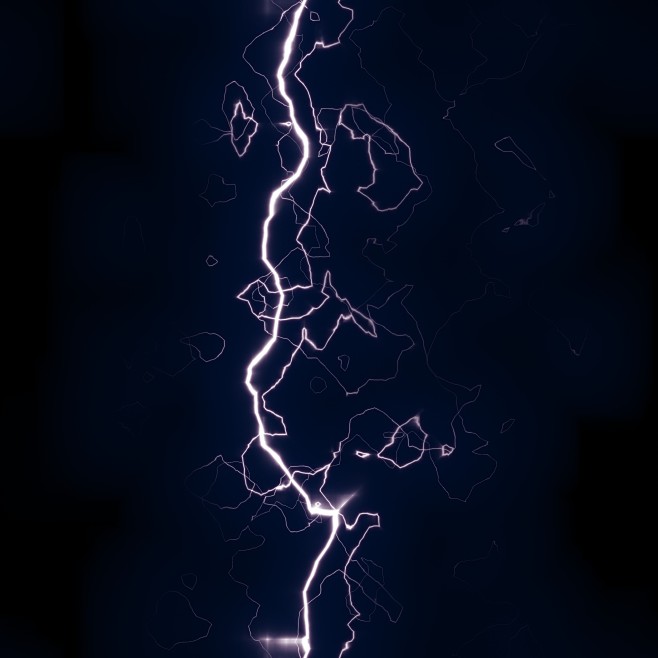 电流闪电电脉通电高清图片jpg黑底叠加特效效果素材效果ps笔刷