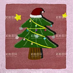 圣诞树  - 源文件下载【酷图网】绘画,画画,手绘,卡通,插画,动漫,商业,素材,海报,包装,壁纸,元素,设计,创意,展板,背景,购物,促销,活动