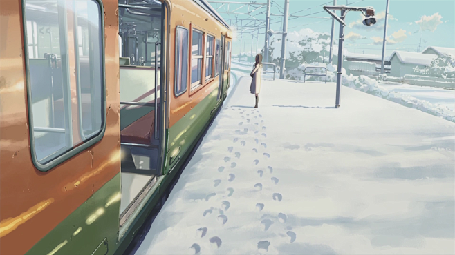《秒速5厘米》 Anime 1920x1...