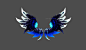 黑色翅膀，奇幻翅膀，翅膀3d模型 - 翅膀模型 - 蜗牛模型网 - www.3dsnail.com