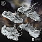 OPR game terrain 3d sculpts 