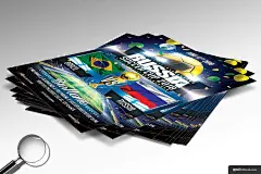 世界杯足球 世界杯足球赛 传单 海报 运动减脂广告海报平面设计