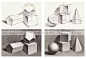 2018素描入门教材标准教案1.0基础版几何形体尚读出版素描到位几何体石膏单体组合结构绘画讲解知识大牌几何体到单个静物美术书-tmall.com天猫