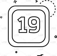 18岁到19岁,日历,图标,历日,分离着色,白昼,商务,进出港显示牌,事件,设计