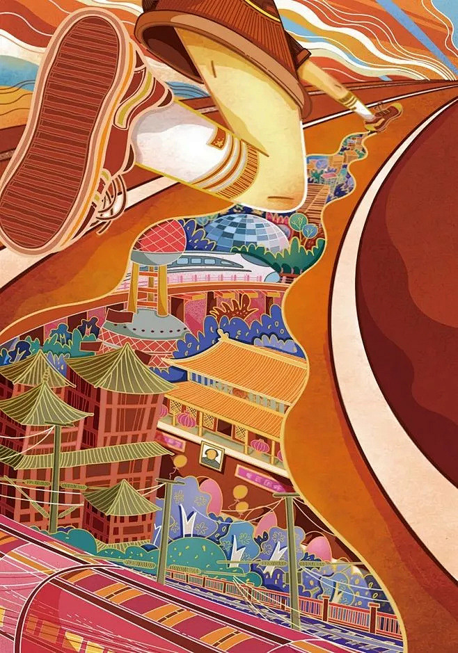 祖国70华诞，设计师的礼物也太走心了吧！...