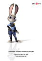 Judy Hopps :Disney Infinity, B Allen : Judy Hopps Character Model by BAllen