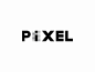 PIXEL LOGO minimal design vector flat icon branding logo