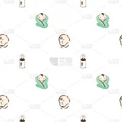 婴儿,式样,壁纸,插画,一个物体,儿童,新生儿,人的脸部,家庭,人