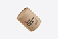 Kraft Paper Tube Branding Mockup 圆筒牛皮纸茶叶罐子模型品牌包装设计贴图ps样机素材_UIGUI-国外高品质设计素材共享网