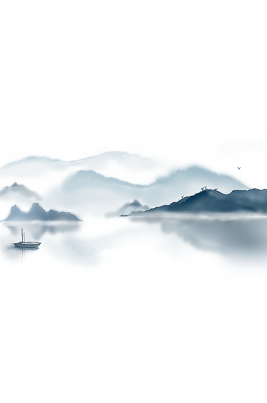 山水画-png