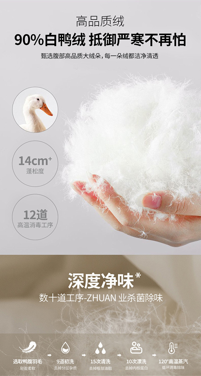 GMXY/古木夕羊【90白鸭绒】新品圆领...
