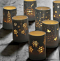 My Owl Barn: Luna Light: Ceramic Tea Light Holders