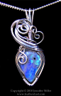 Aurora Moonstone Pendant by Nambroth@北坤人素材