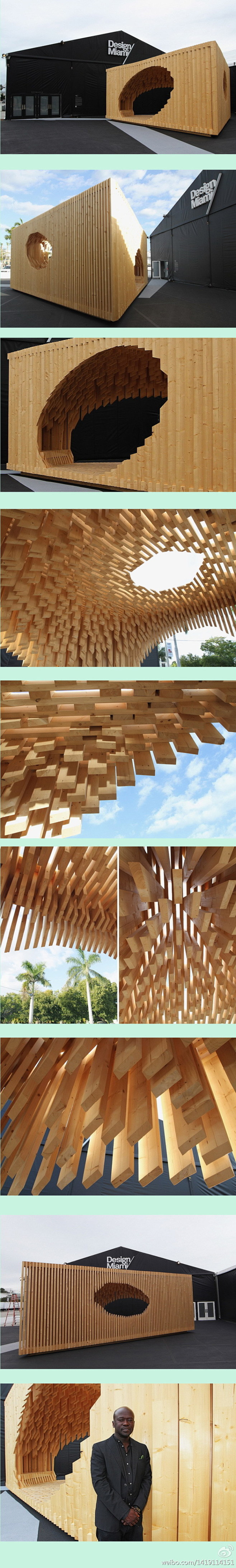 建筑小品欣赏：木房子，2011 迈阿密设...