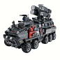 811pcs Personnel Carrier Engineering Vehicle Toy Series, Puzzle Building Block Model For Boy, Christmasbirthday Gift