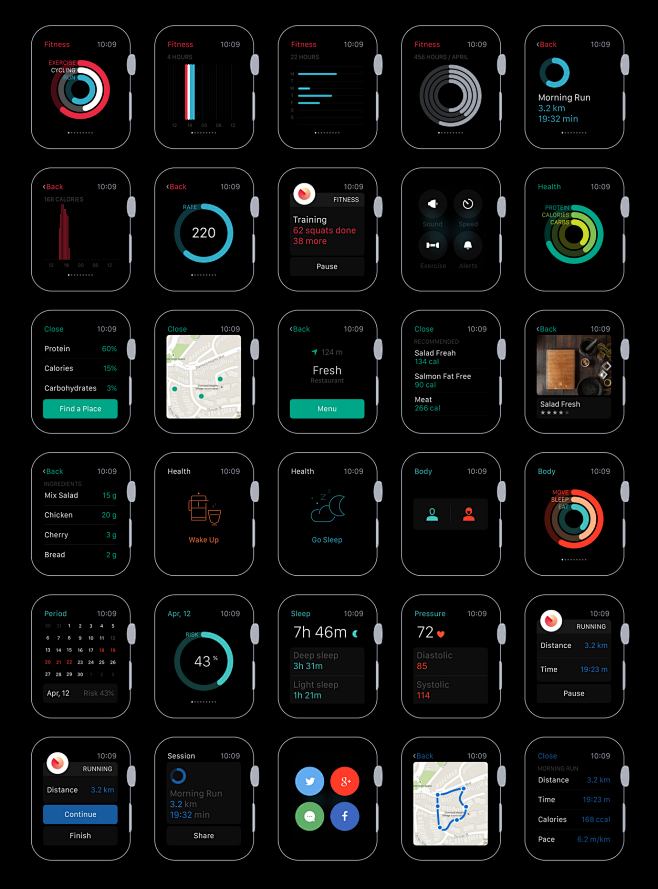 Apple Watch UI Kit