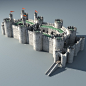 castle 3d obj