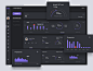 Straboo Dashboard Dark — Members interface bright statistics charts white minimal clean ux ui dashboard webapp dark flat inspiration sport sport app