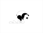熊猫骑车动态LOGO设计-字体传奇网（ZITICQ）