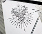 纹身 tatoo 手绘图案