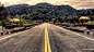 ID-947636-高清晰加州红木双行线公路壁纸高清大图