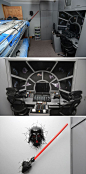 The ultimate bed room for young Star Wars fans