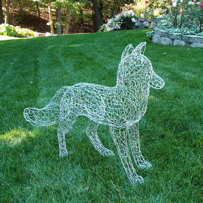 Life Size Fox Wire S...