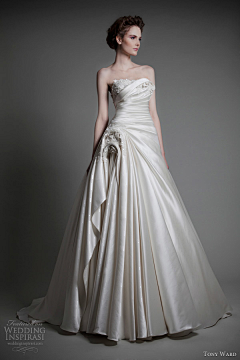 深圳蜜色新娘采集到Tony Ward 2013 bridal collection