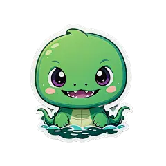 湖ness monster赤壁贴图贴纸