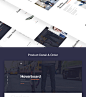 Hoverboard Landing Page Concept on Behance