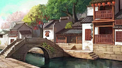 qyf采集到插画 | 场景