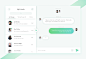 Dribbble conversation widget big #APP#