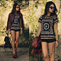 Alana Ruas - Sheinside Shirt, Sheinside Shorts - Stars Chain