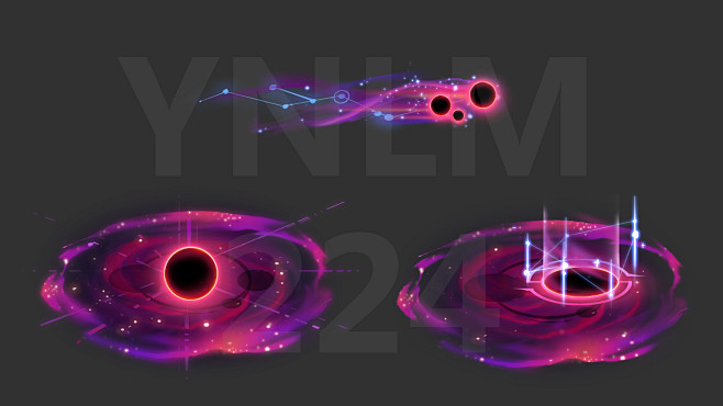 赛娜暗星w技能设计稿-游戏特效原创作品-...