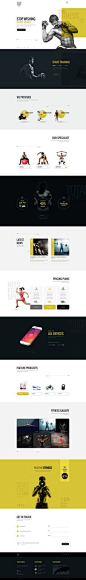 Total Fitness | All in One Fitness PSD Template - PSD Templates