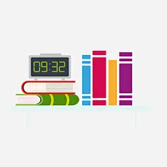 手绘房间书架计时器矢量图高清素材 png免抠图 书本 书架 创意 卡通 手绘 时尚 简约 装饰 计时器 矢量图 免抠png 设计图片 免费下载