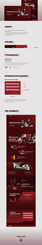 design One Page onepage website skates sports Webdesign Website