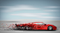 #digital art, #sport cars, #red cars, #clouds, #horizon, #Ferrari, #pixelated, #artwork | Wallpaper No. 177396 - wallhaven.cc