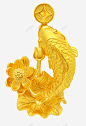 伊饰缘莲花金鲤鱼吊坠 免费下载 页面网页 平面电商 创意素材