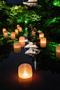 Floating Resonating Lamps in the Hyotan Pond : Toji has a five-story pagoda, the tallest wooden pagoda in Japan, as well as a gourd pond, which is an element…