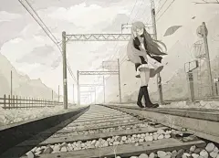 无限延伸的铁路！铁路特辑 : 电车载着我们去向远方。而将电车导向目的地的铁路，是我们生活中不可或缺的存在。当我们来到一个陌生的地方，在陌生的风景中看到铁路时，心中会想：“铁路一直延伸到哪里呢？”，然后想象着未知的世界，兴奋不已。这次，就为大家送上描绘了撩拨人们想象力的铁路的插画作品特辑。快来看看吧！